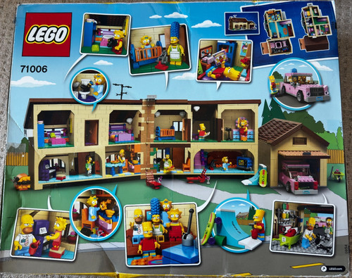 Lego 71006 the simpsons house - lego,