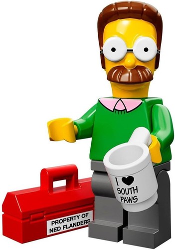 Lego simpsons series ned - simpsons,