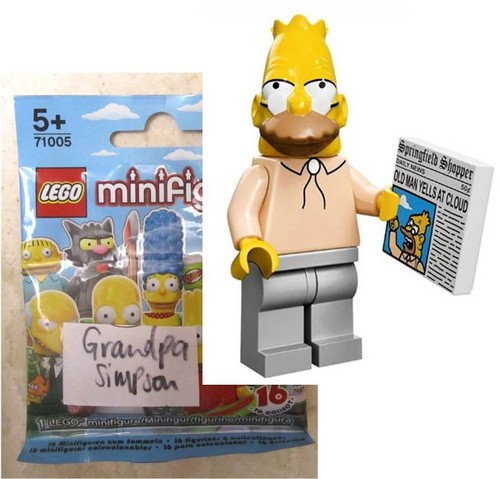 Lego grandpa simpson - grandpa,