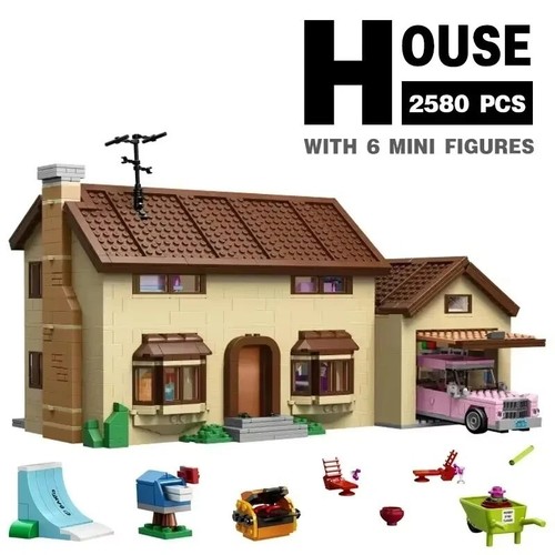 The simpsons house 2523pcs - house,