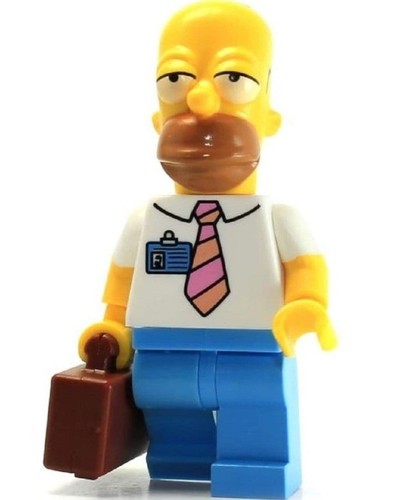 Lego home simpson - simpson, minifigure