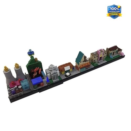 The simpsons city skyline - city,